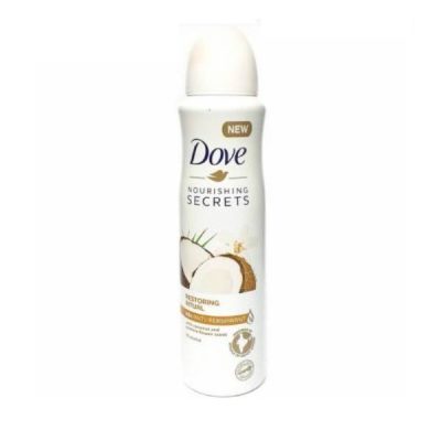 اسپری ضد تعریق زنانه داو Dove اصل مدل coconut and jasmine flower